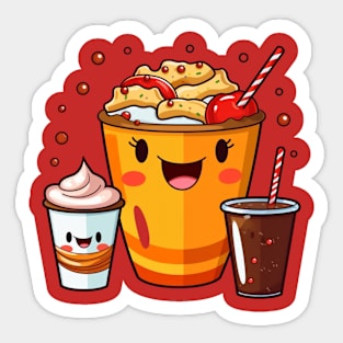 kawaii  junk food T-Shirt cute  funny Sticker